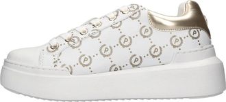 Pollini Schoenen, Dames, Wit, 41 EU, Leer, Faux Leather Trainers