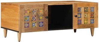 vidaXL Coffee Table Natural 100 x 54 x 40 cm Solid Mango Wood vidaXL