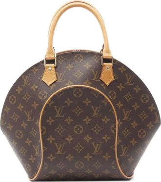 Louis Vuitton Borsa a mano Ellipse MM con monogramma 2000 - Marrone