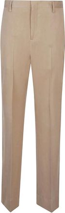 BRIGLIA 1949 Straight Trousers, female, Beige, Size: XS Lutetiaw Trousers