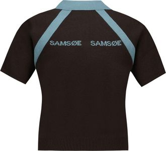 Sams&oslash;e & Sams&oslash;e Womens Sasimona 15830 Polo Viscose Brown