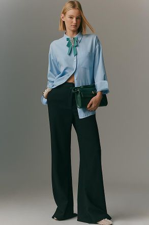 Maeve Flat-Front Trousers Pants