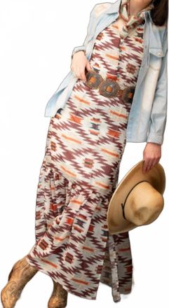 Tasha Polizzi Eliana Aztec Dress In Multi