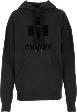 Isabel Marant Hoodies, female, Black, Size: 2XS Mansel Sweatshirt