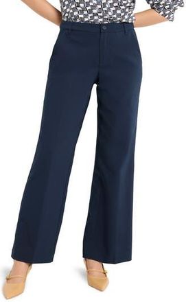 Nic+Zoe Seasonless Wide Leg Pants in Dark Indigo at Nordstrom Rack, Size 14