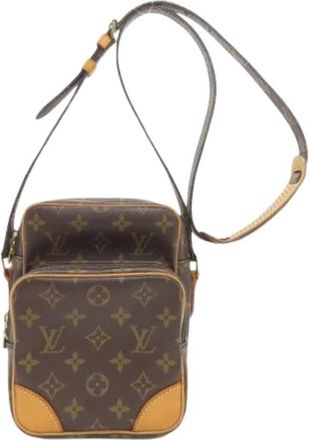 Louis Vuitton Pre-owned Monogram Schoudertas - Dames - Vintage Schoudertas - Bruin - ONE Size - Vintage