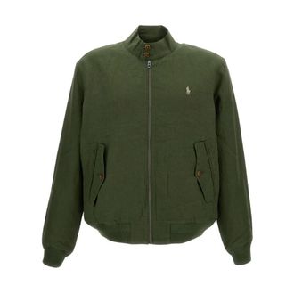 Polo Ralph Lauren Bomberjack - Heren - Bomber jackets - Groen - XL - Katoen - Jassen