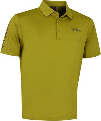 Oscar Jacobson Mens Bullock Tour Polo Shirt - Olive - M