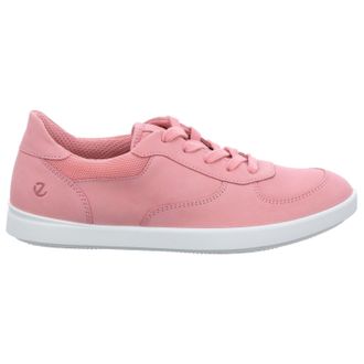 Ecco Ecco Leisure Nubuck Leather Womens Fashion Trainers - Old Rose - Size:UK 5-5.5