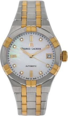 Maurice Lacroix Pre-owned Maurice Lacroix Aikon Automatic Diamond Ladies Watch AI6006-PVY13-170-1