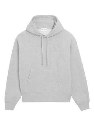 Ami Light Grey Logo Hoodie