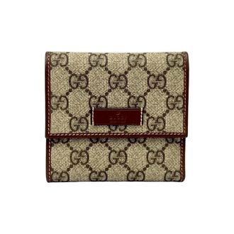 Gucci Brown Leather Wallet (Tri-Fold) (Pre-Owned)