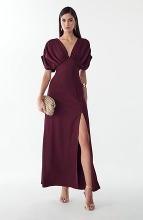 BWLDR Laila Dress in Burgundy at Nordstrom, Size 6