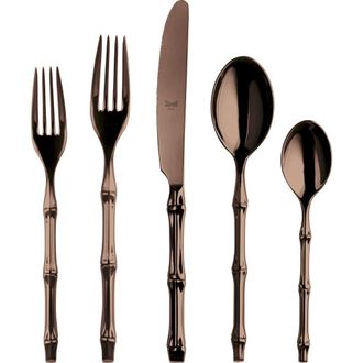 Mepra Bali Flatware Set - 20 Pieces in Bronze at Nordstrom