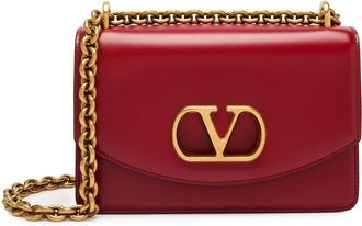 Valentino Garavani Vain Small Leather Shoulder bag - Red - One Size