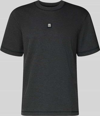 HUGO BOSS Regular Fit T-Shirt mit Baumwoll-Anteil Modell DILANSO in Mittelgrau, Gr&ouml;&szlig;e XXL