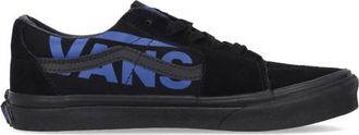 Vans Logo Lage Sneakers Zwart/Blauw - Heren - Sneakers - Zwart - 39 EU - Su&egrave;de - Schoenen