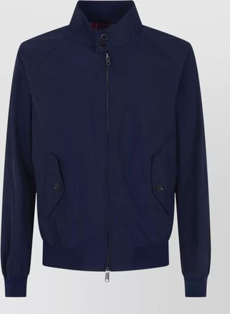 Baracuta g9 bomber jacket button collar