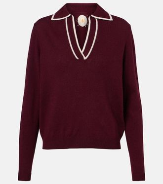 Jardin Des Orangers Wool and cashmere polo sweater