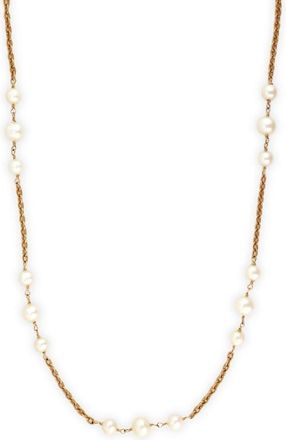 Effy 14K Yellow Gold Scattered Pearl Chain Necklace in 14K Gold at Nordstrom, Size 18
