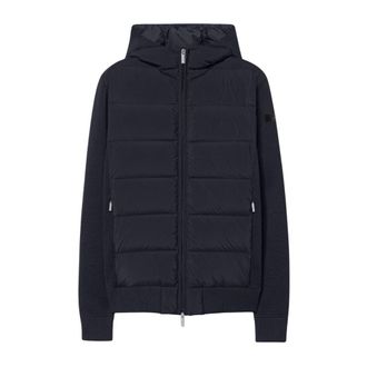 Roberto Ricci Design Rrd, Jassen, Heren, Blauw, XL, Katoen, Nieuwe Amos Hybrid Duck Hood Soft Knit Rits