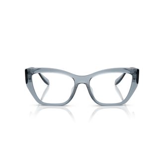 Michael Kors 0mk4149u Oversized Square Frame Sunglasses in Translucent Smoky Blue