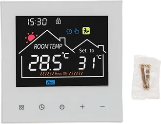 OEM Termostato Inteligente Con Pantalla T&aacute;ctil, Controlador De Temperatura Programable Con Pantalla Lcd A Color Para Calentador De Agua, Modelo Wifi, Cont