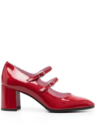 Carel Alice Pointed Toe Patent Leather Shoes