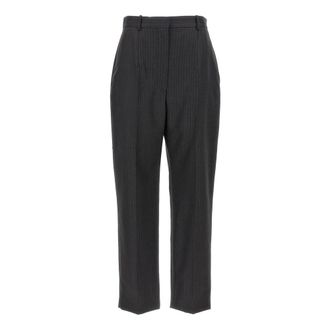 Alexander McQueen Mujer, Pantalones, Gris, Talla: L