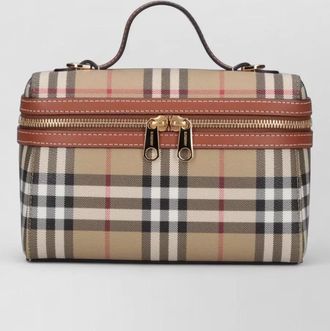 Burberry check vanity bag crossbody bag