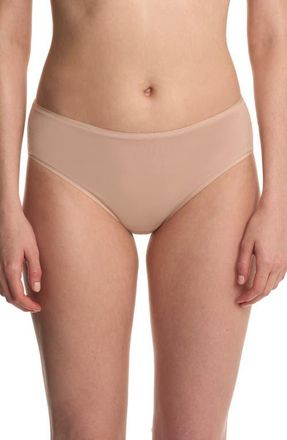 Natori Bliss Bare Cotton Hipster Briefs in Light Mocha at Nordstrom, Size Xx-Large