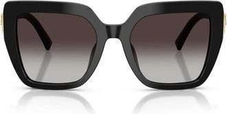 Dolce & Gabbana Devotion Zonnebril - Dames - Zonnebrillen - Zwart - 54 MM - Accessoires