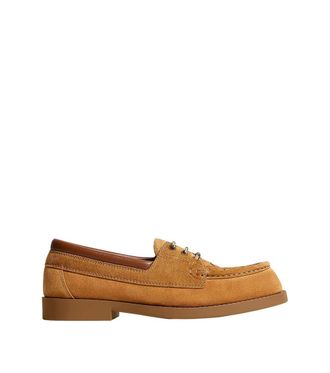 Bottega Veneta Brown Suede Loafers