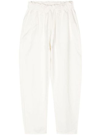 Kristensen Du Nord Pantaloni a vita alta - Bianco