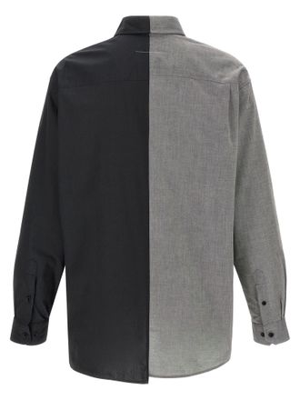 Maison Margiela Two-Tone Numeric Signature Shirt - Multicolor