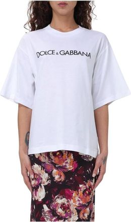 Dolce & Gabbana Mujer, Camisetas, Blanco, Talla: M