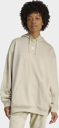 adidas Kapuzensweatshirt ADIDAS ORIGINALS ESS HOODIE, Damen, Gr. XXL, stone khaki, Obermaterial: 100% Baumwolle, angesetztes B&uuml;ndchen, Sweatshirts Kapuzenswe