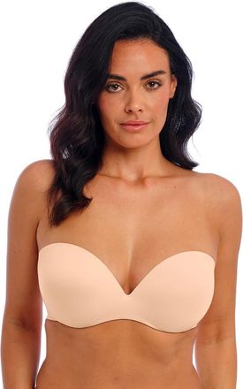 Wacoal Womens 601011 Ines Secret Moulded Strapless Bra - Beige - Size 36DD