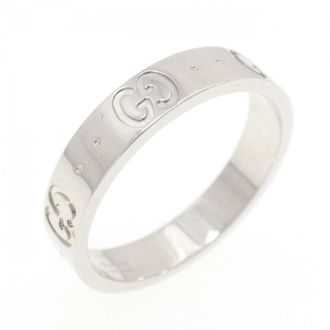 Gucci White Gold White Gold (18K) Band Ring (Pre-Owned)