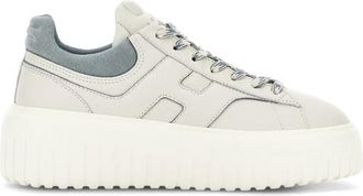 Hogan H-Stripes Sneakers - Dames - Sneakers - Wit - 38 1/2 EU - Leer - Schoenen