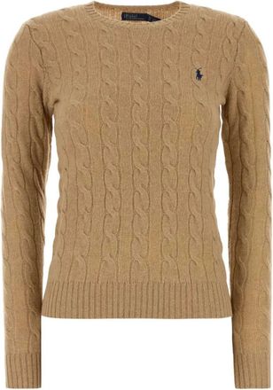 Polo Ralph Lauren Cable Wool And Cashmere Crewneck Jumper Clothing