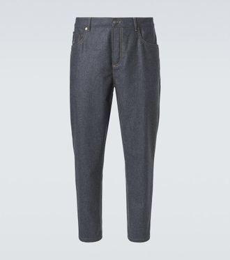 Brunello Cucinelli Virgin wool straight pants