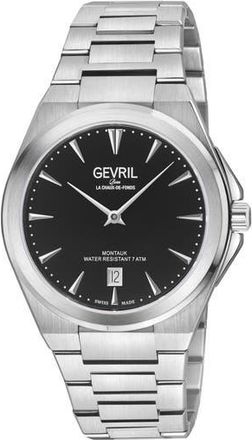 Gevril Group Montauk Bracelet Watch, 40mm in Silver at Nordstrom Rack