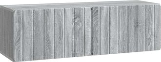 vidaXL Mueble De Tv De Pared 98 X 31 X 30 Cm Sonoma Gris Vidaxl