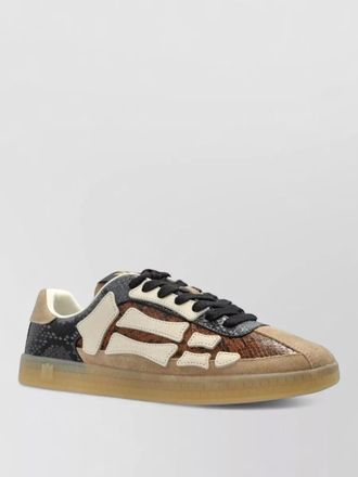 Amiri snake pacific bones low top sneakers