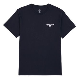 Converse T-Shirt CONVERSE CONVERSE LICENSE PLATE TEE, Herren, Gr. L, schwarz (converse schwarz), Single Jersey, Obermaterial: 100% Baumwolle, unifarben, Rundha