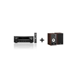 Denon Pack Amplificador Y Altavoces Hifi - Denon & Triangle - Dra-900h + Br03 - Negro / Nogal - Hifi
