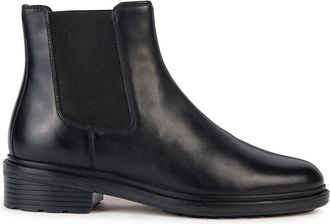 Geox Ademende bottines in leer Walk Pleasure