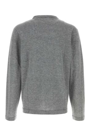 The Row Mens Grey Cashmere Casas Sweater Exterior: T-Shirt T-shirts And Polos
