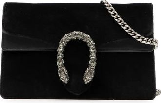 Gucci Borsa a tracolla Dionysus mini in velluto 2016-2025 - Nero